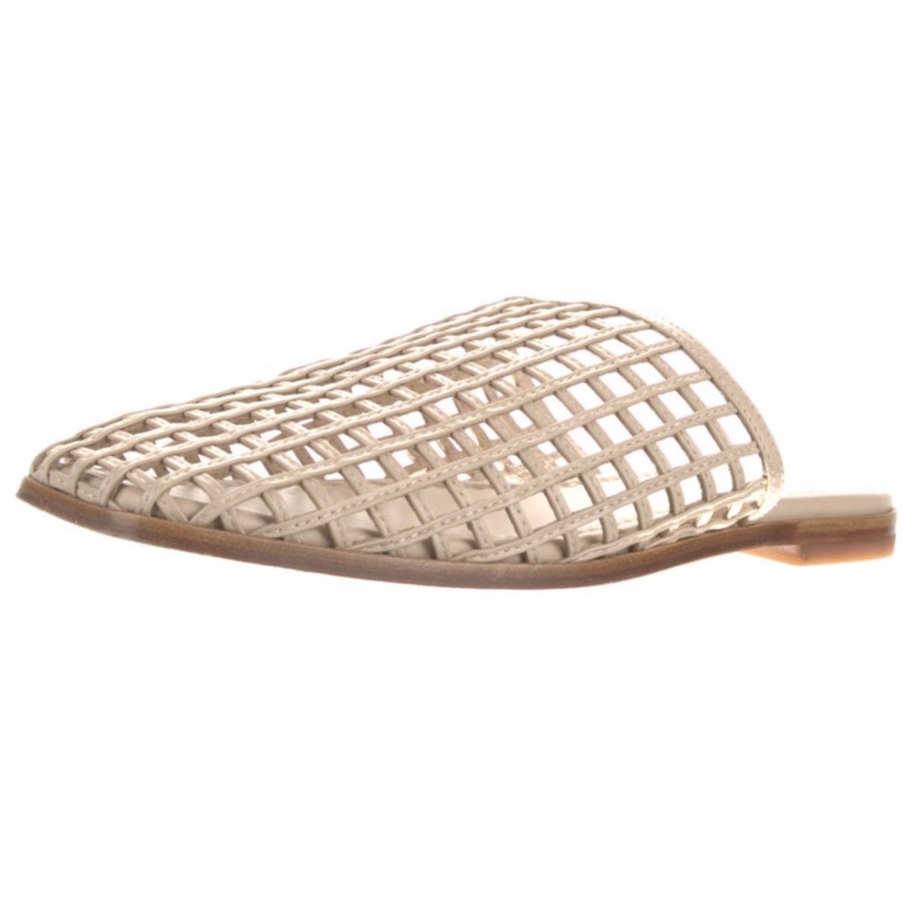 Lafayette 148 New York | Natural Yvonne Handwoven Leather Mule - Oatmeal